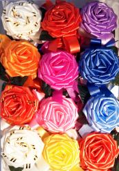 Банты розы большие 6см.