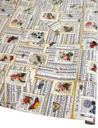 Подарочная бумага с рисунком в рулоне 68,5 см х 10 м (Нотная тетрадь)