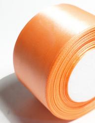 Лента атласная 48мм х 23м персиковая №8222